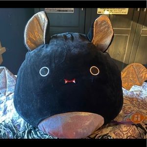 Emily the Bat/Paxton the Pumpkin Squishmallow 12” flip-a-mallow